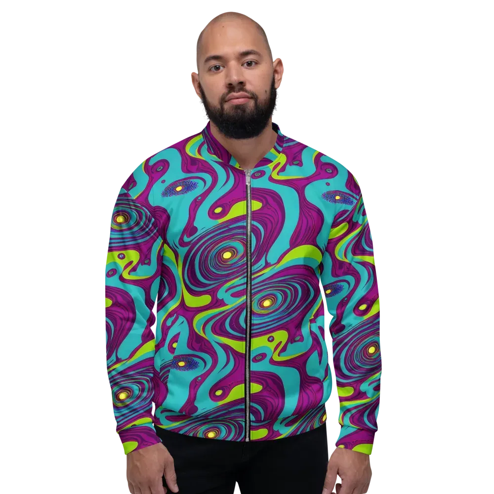 Electric Eddies on Bomber Jacket — Front