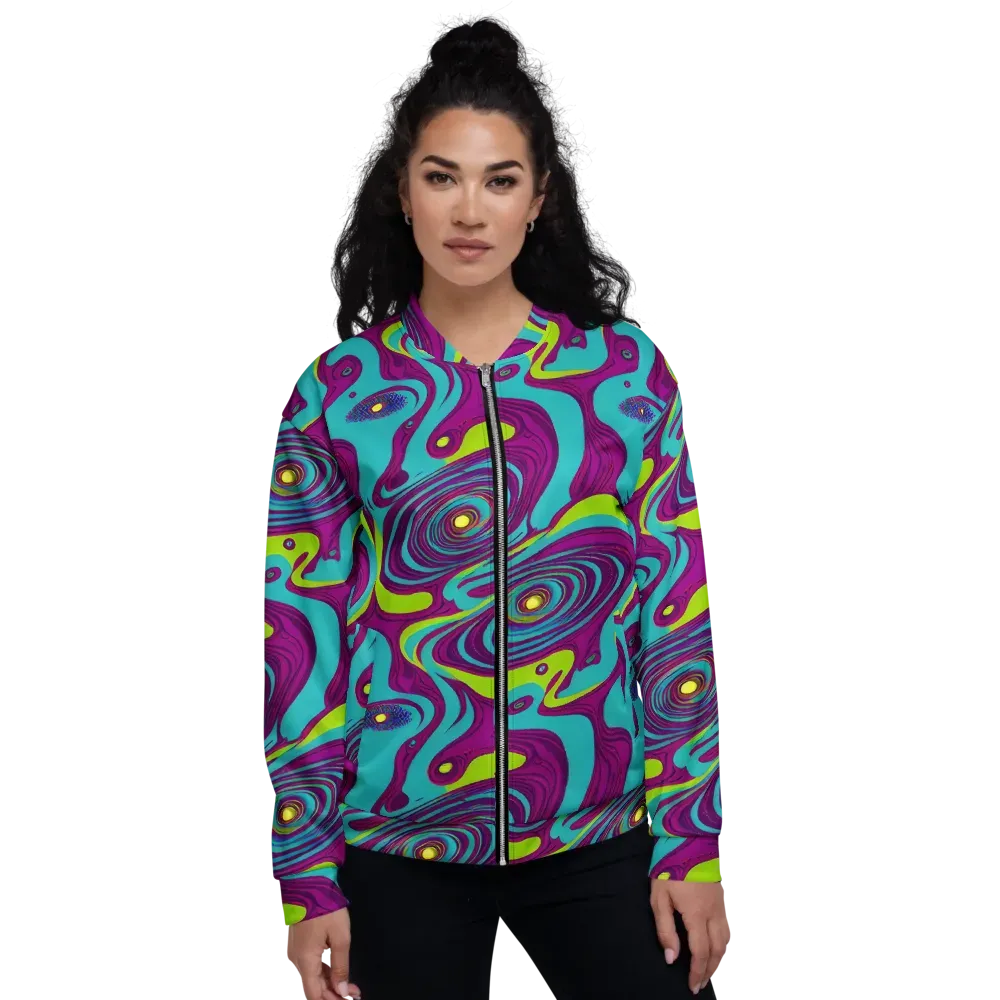 Electric Eddies on Bomber Jacket — Front