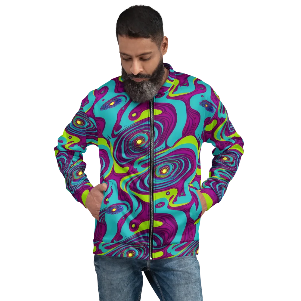 Electric Eddies on Bomber Jacket — Front