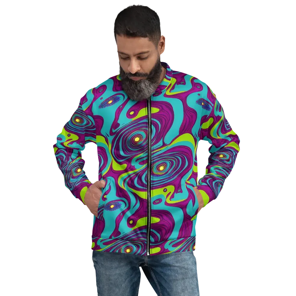 Electric Eddies on Bomber Jacket — Front