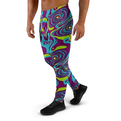 Electric Eddies on a Men's Joggers