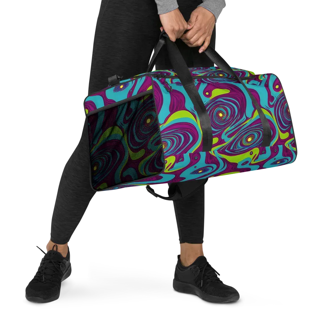 Electric Eddies on Duffle Bag — Right Front