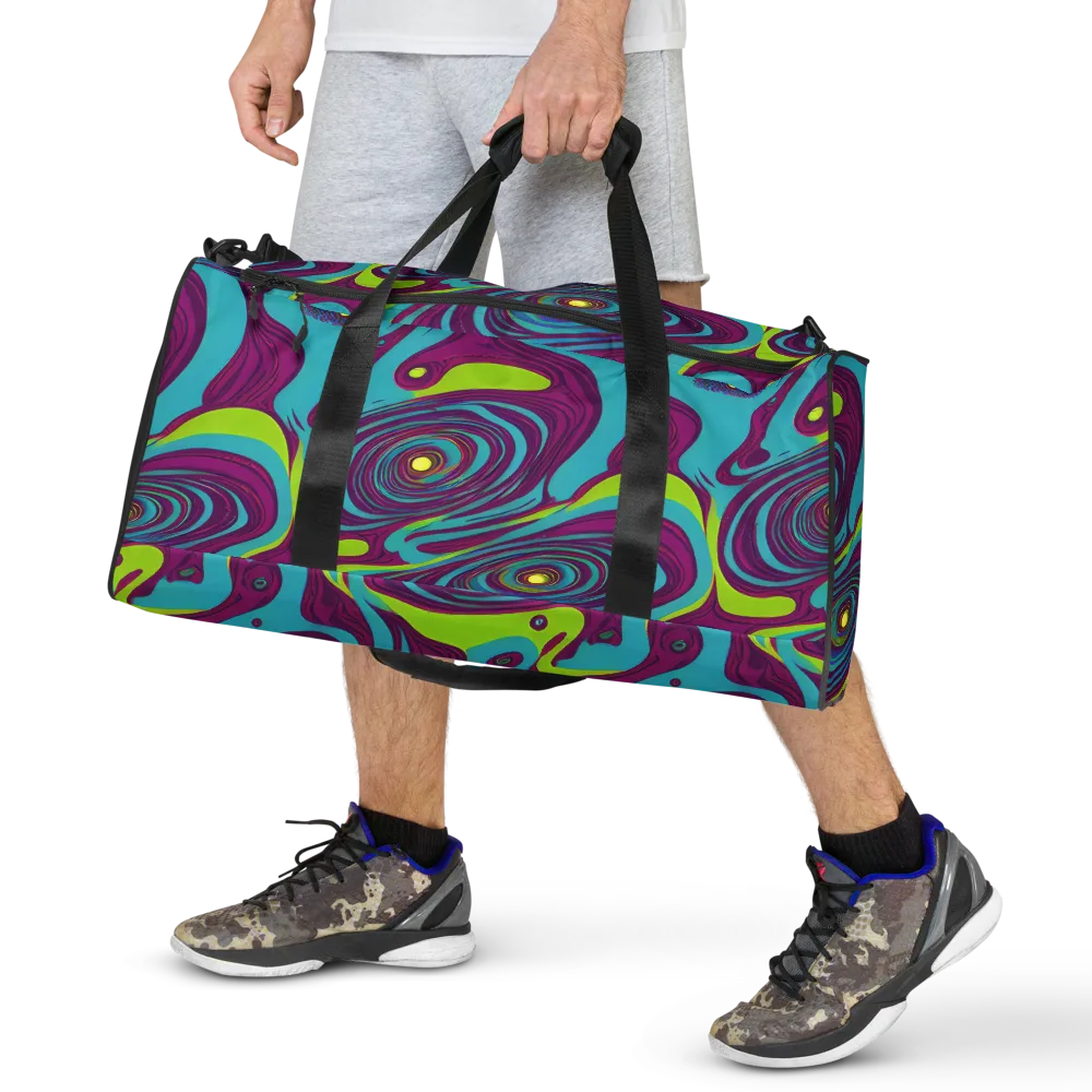 Electric Eddies on Duffle Bag — Front
