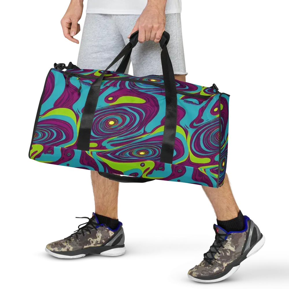 Electric Eddies on Duffle Bag — Front
