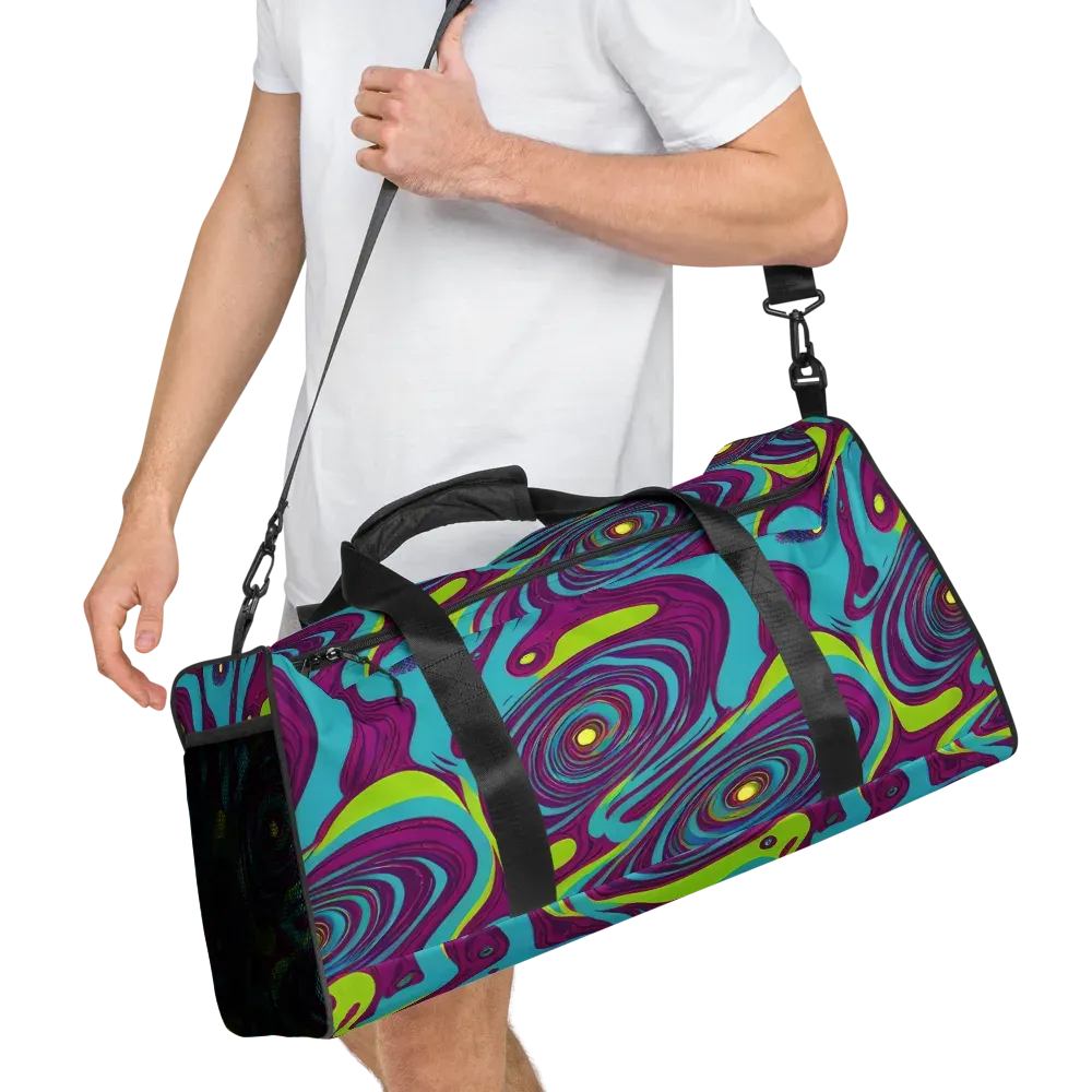 Electric Eddies on Duffle Bag — Right Front