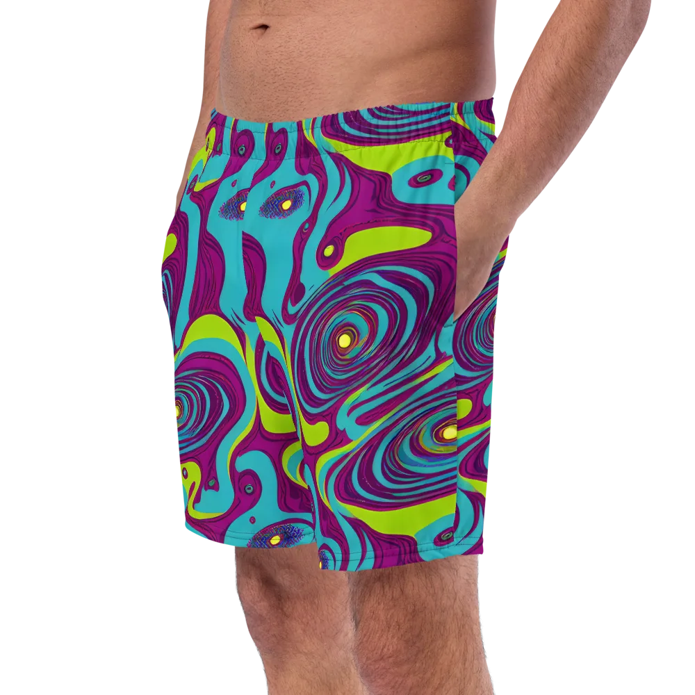 Electric Eddies on Swim Trunks — Left Front