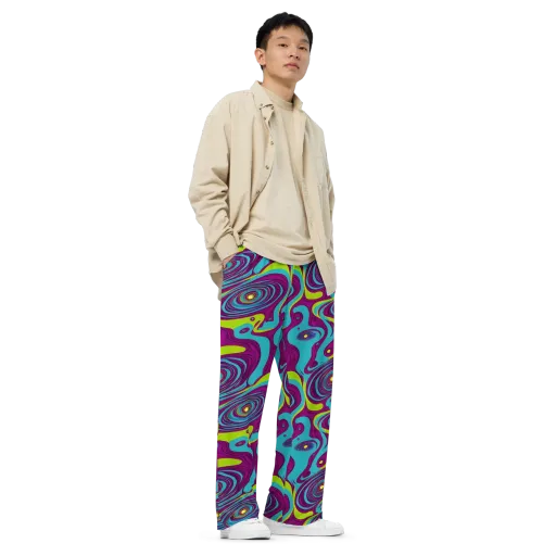 Electric Eddies on a Wide-Leg Pants