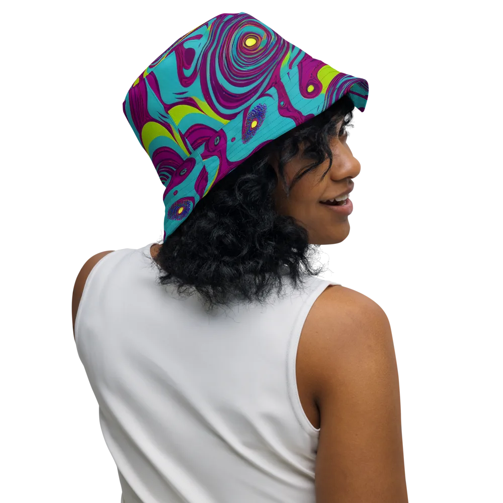 Electric Eddies on Reversible Bucket Hat — Right Outside