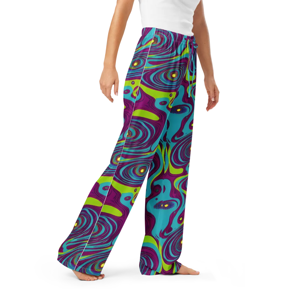 Electric Eddies on Women's Pajama Pants — Right Front