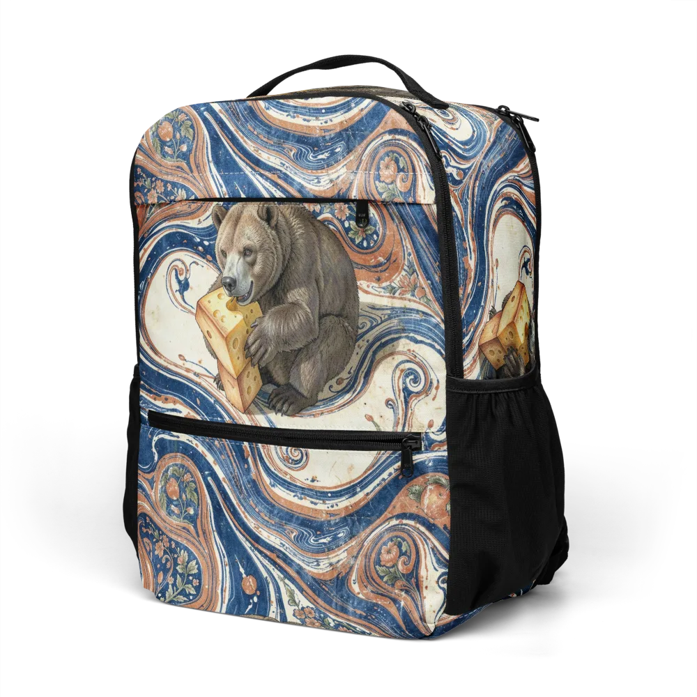 Marbled Bear on Utility Backpack — Left Front