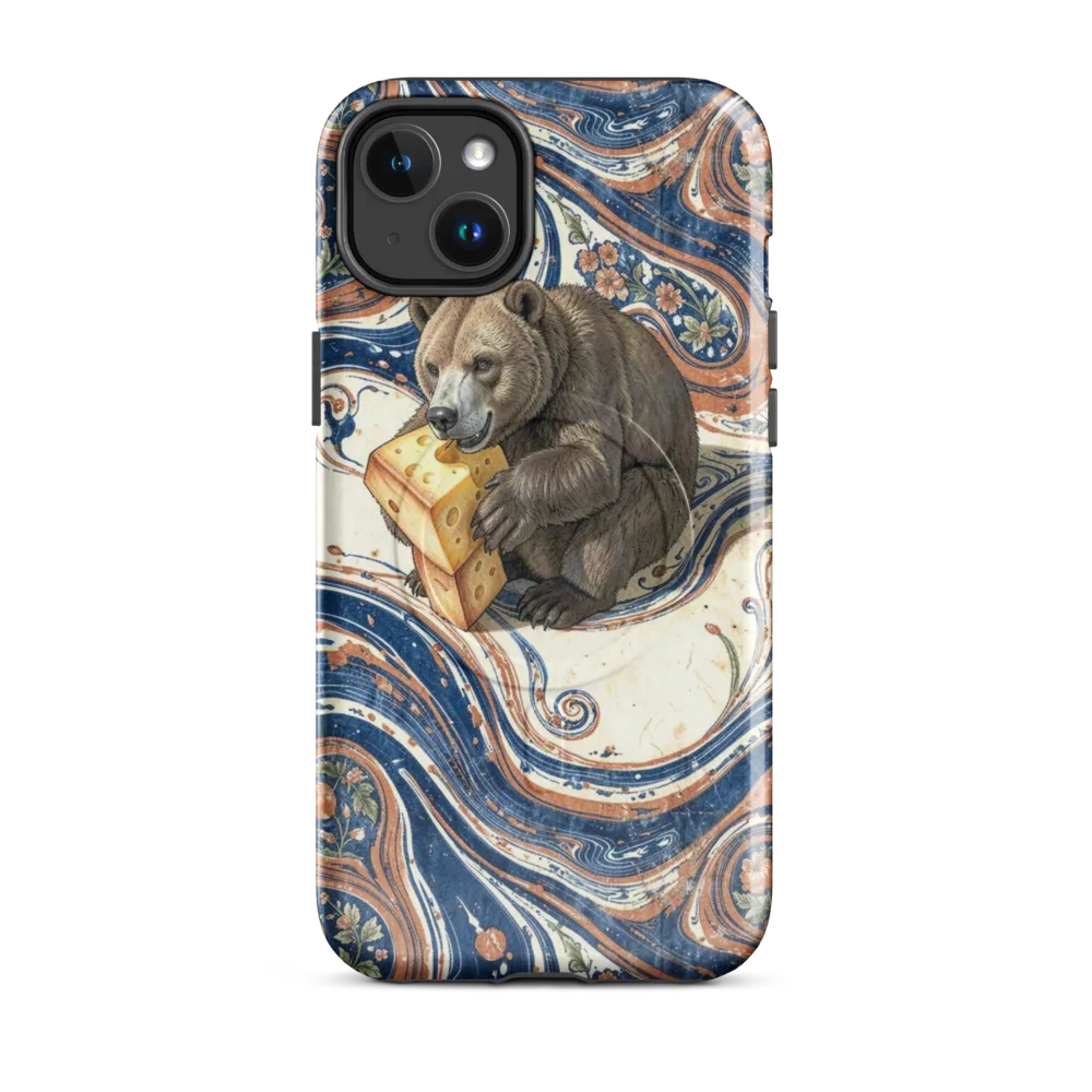 Marbled Bear on MagSafe Tough Case for iPhone® — Front