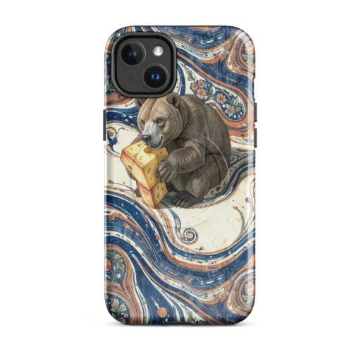 Marbled Bear on a MagSafe Tough Case for iPhone®