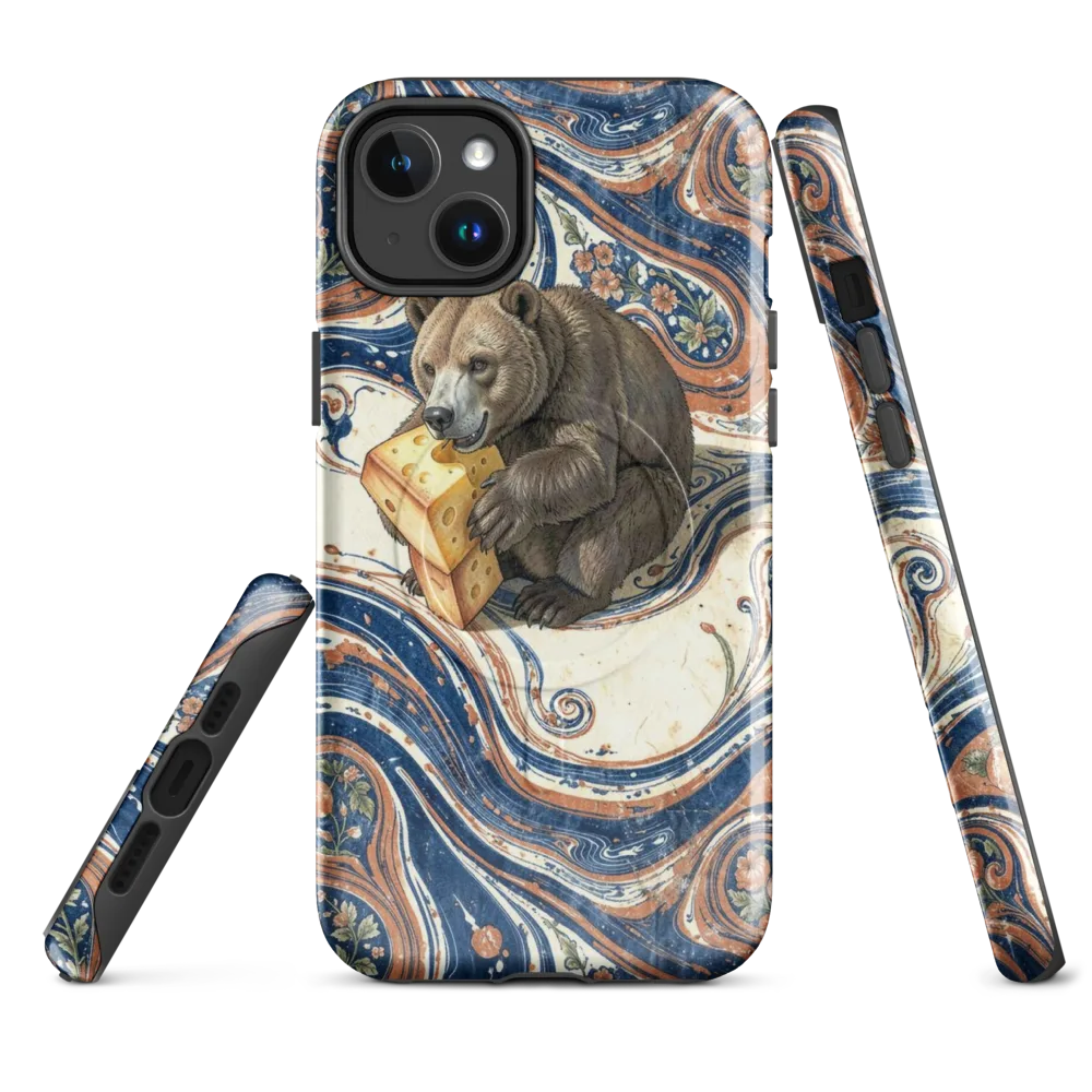 Marbled Bear on MagSafe Tough Case for iPhone® — Front