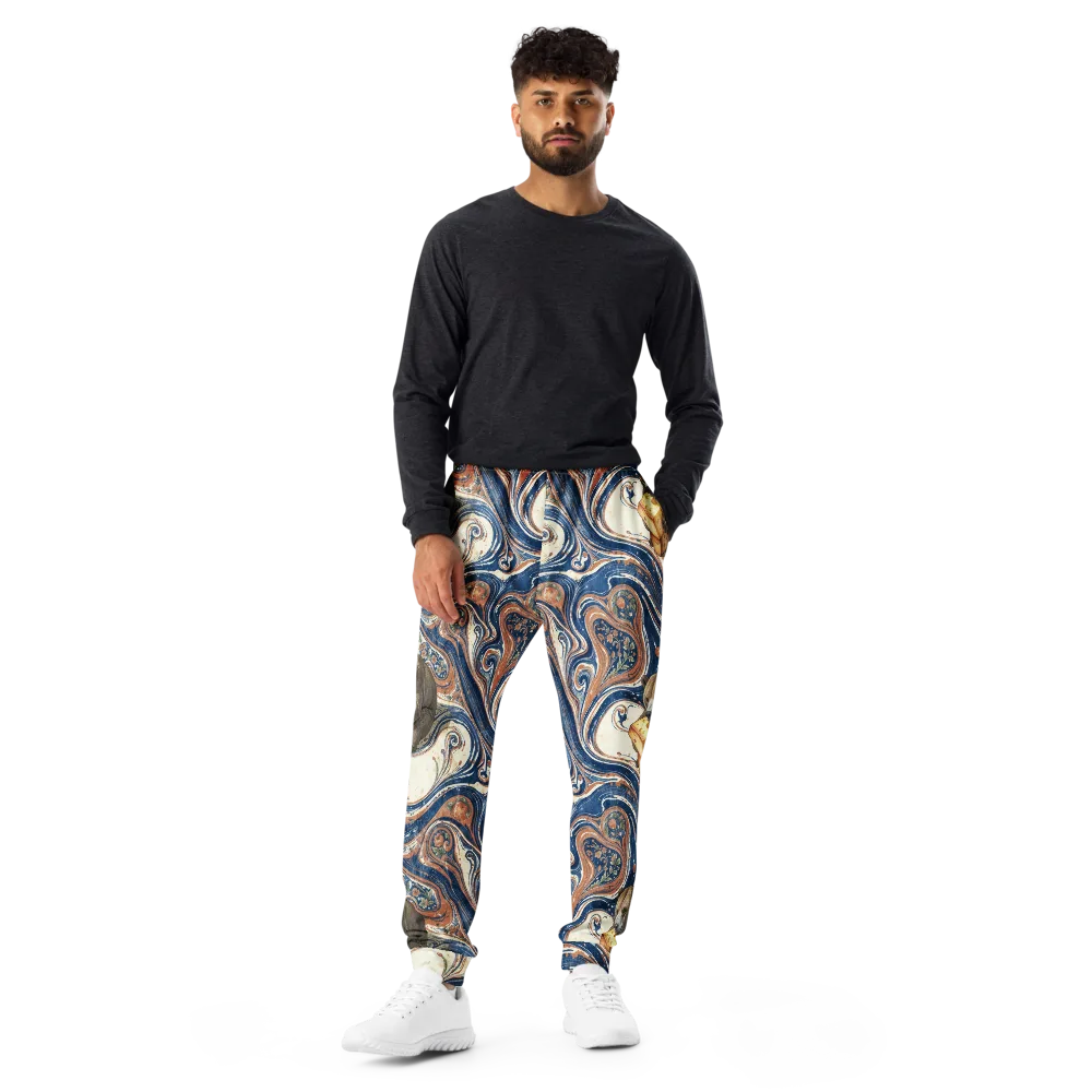 Marbled Bear on Men's Joggers — Front