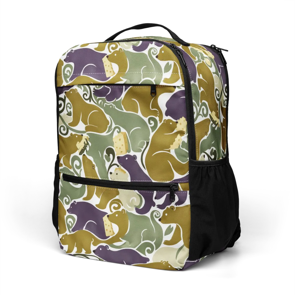 Mosswood Mice on Utility Backpack — Left Front