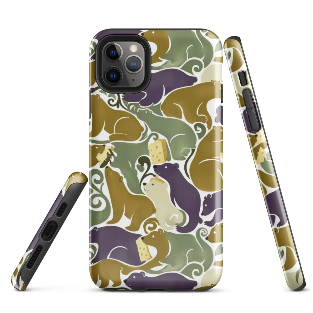 Mosswood Mice on Tough Case for iPhone® — Front