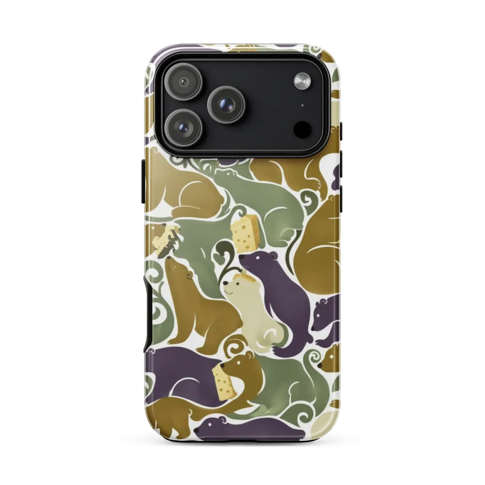 Mosswood Mice on Tough Case for iPhone® — Front