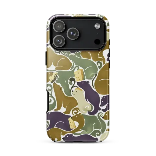 Mosswood Mice on a Tough Case for iPhone®