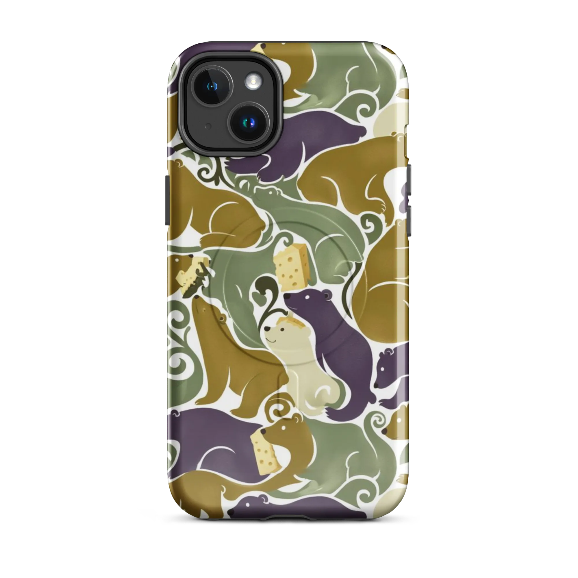 Mosswood Mice on MagSafe Tough Case for iPhone® — Front
