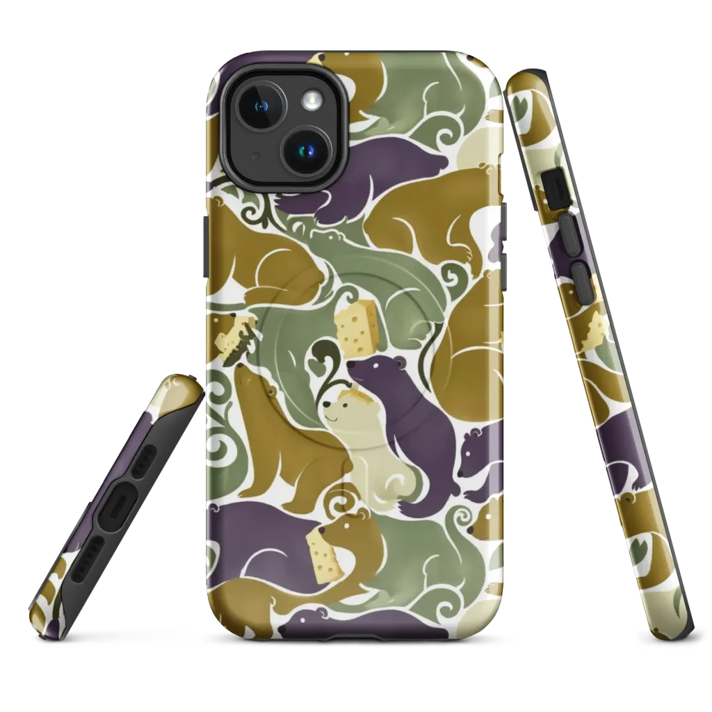 Mosswood Mice on MagSafe Tough Case for iPhone® — Front