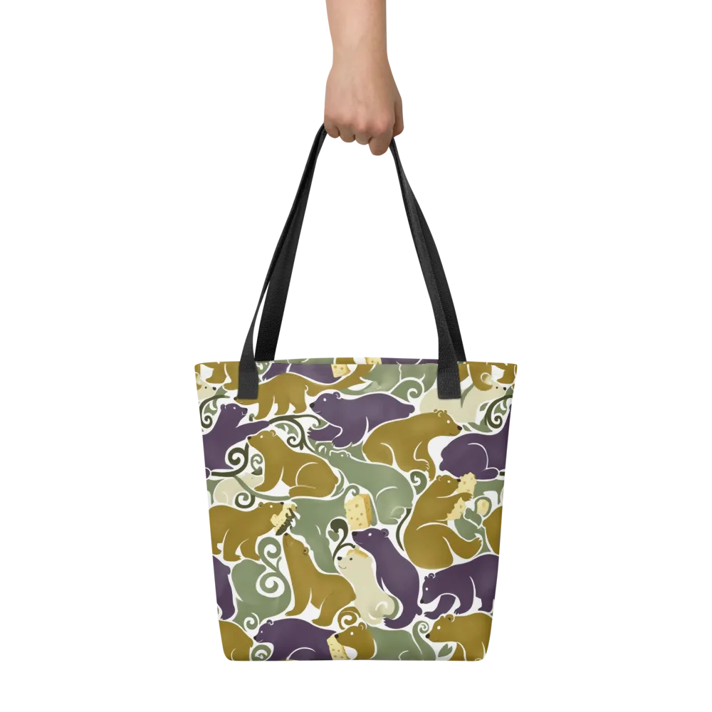 Mosswood Mice on Tote Bag — Front
