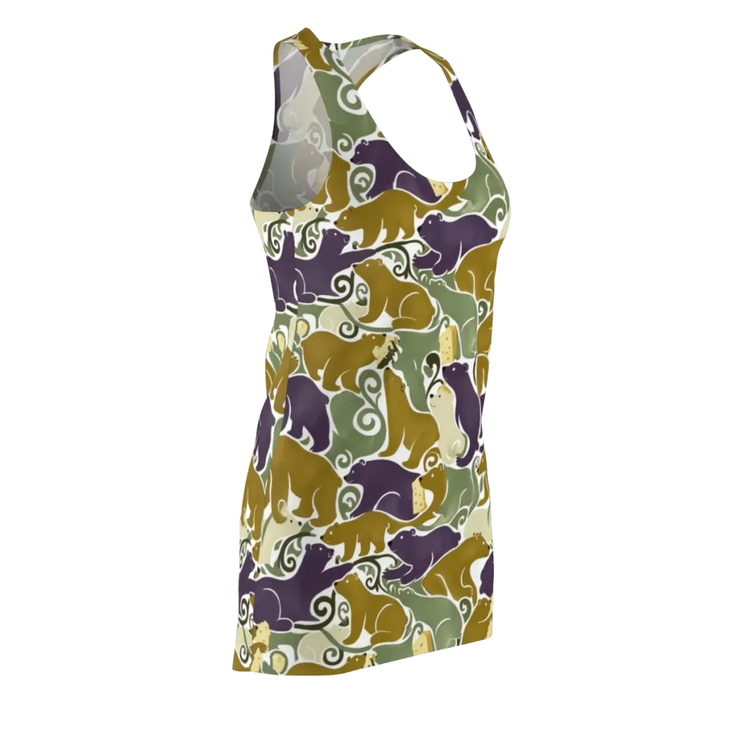 Mosswood Mice on Racerback Dress — Front Side