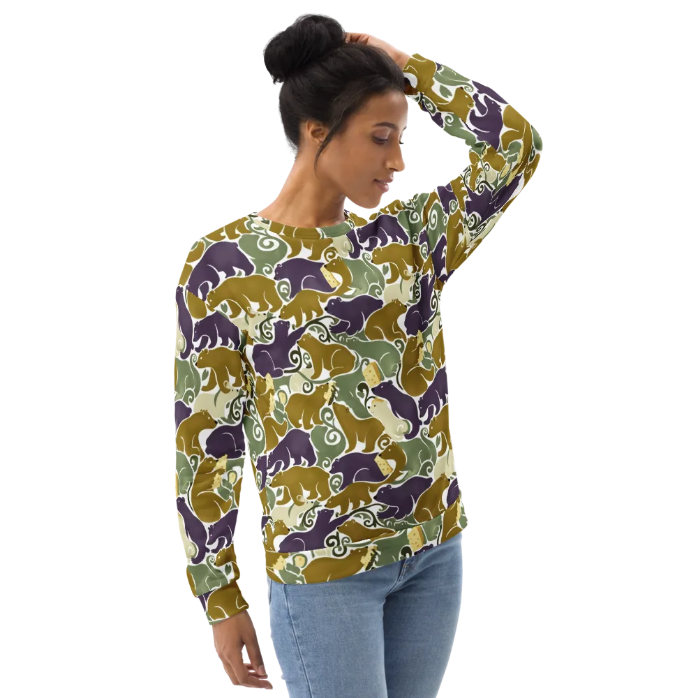 Mosswood Mice on Sweatshirt — Right Front