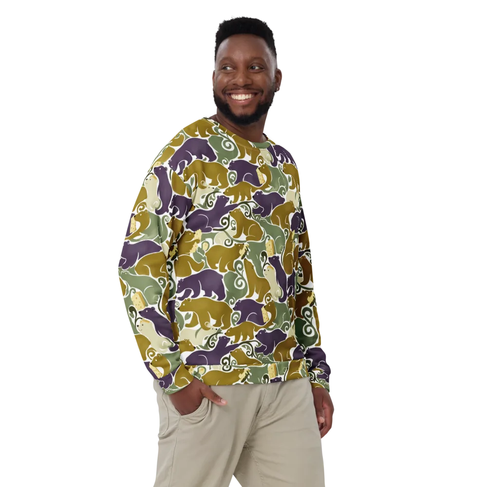 Mosswood Mice on Sweatshirt — Front