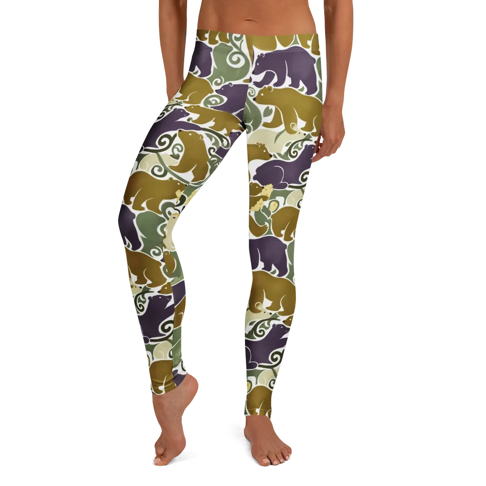 Mosswood Mice on Leggings — Front