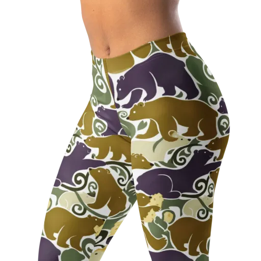Mosswood Mice on a Leggings