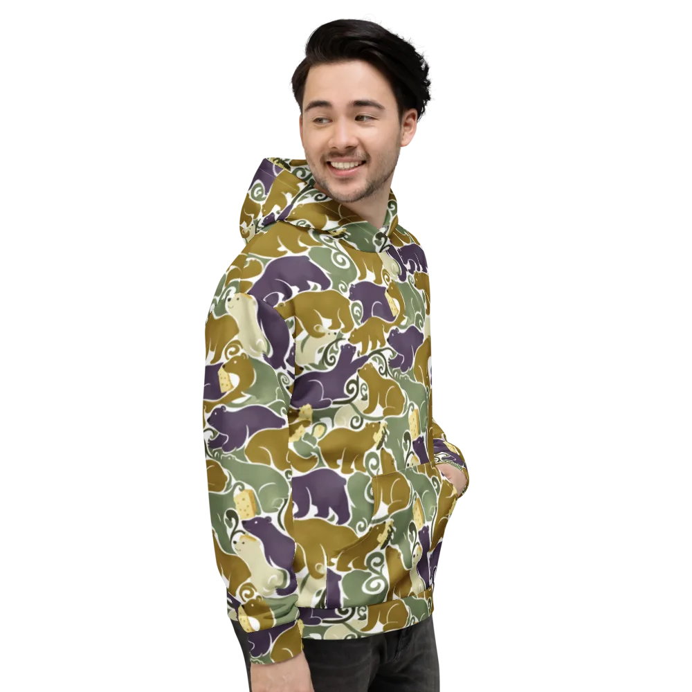 Mosswood Mice on Hoodie — Right