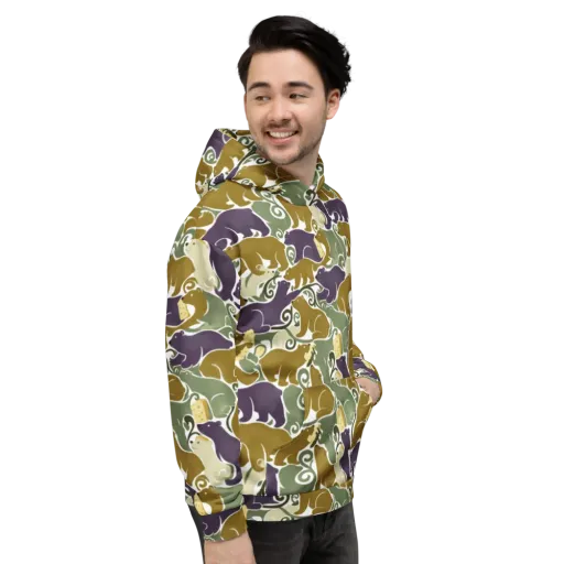 Mosswood Mice on a Hoodie