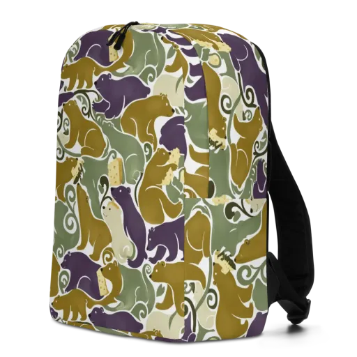 Mosswood Mice on a Minimalist Backpack