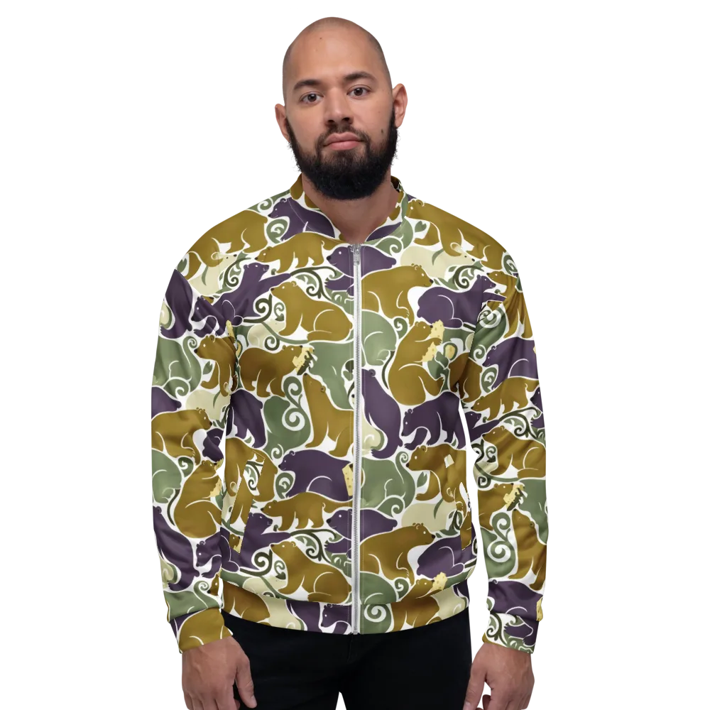 Mosswood Mice on Bomber Jacket — Front