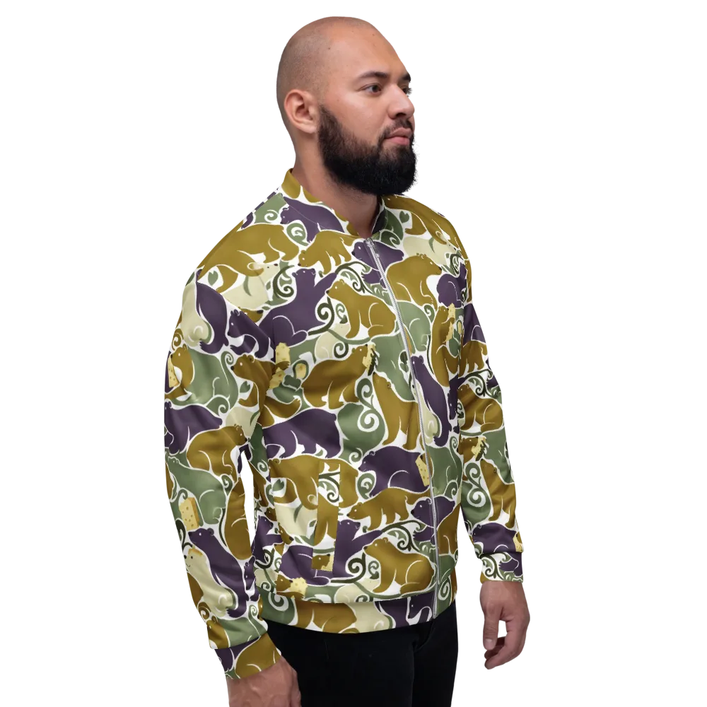 Mosswood Mice on Bomber Jacket — Right