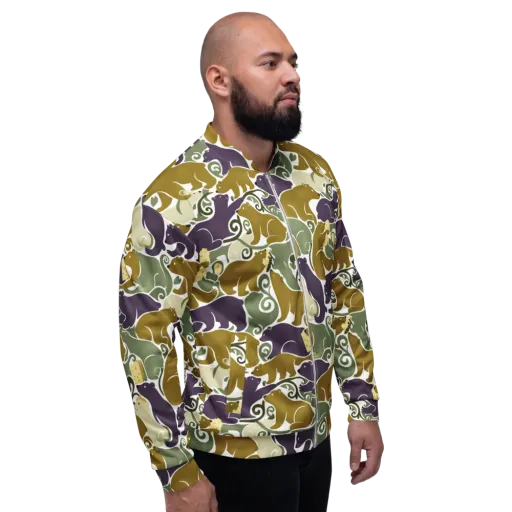 Mosswood Mice on a Bomber Jacket
