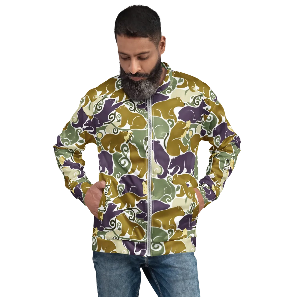 Mosswood Mice on Bomber Jacket — Front