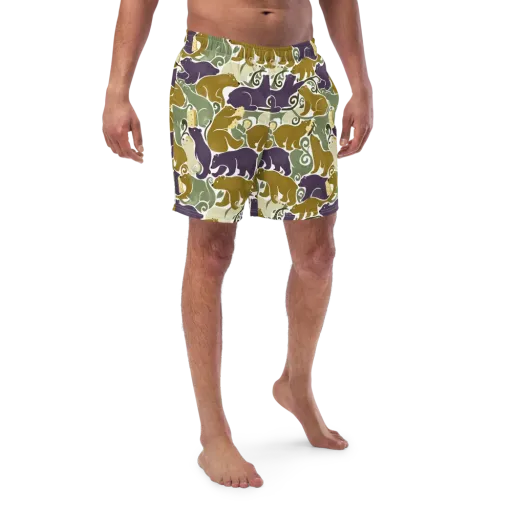 Mosswood Mice on a Swim Trunks