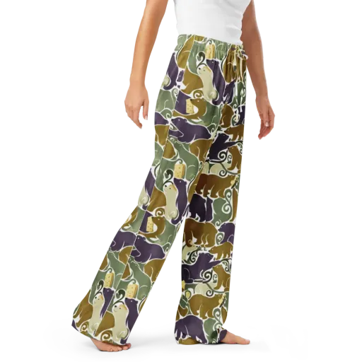 Mosswood Mice on a Women's Pajama Pants