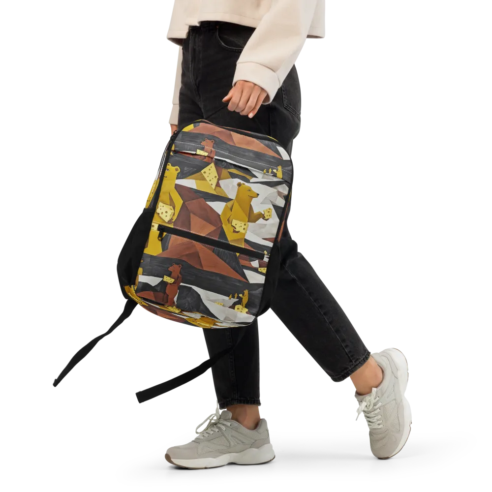 Golden Bear Market on Utility Backpack — Front