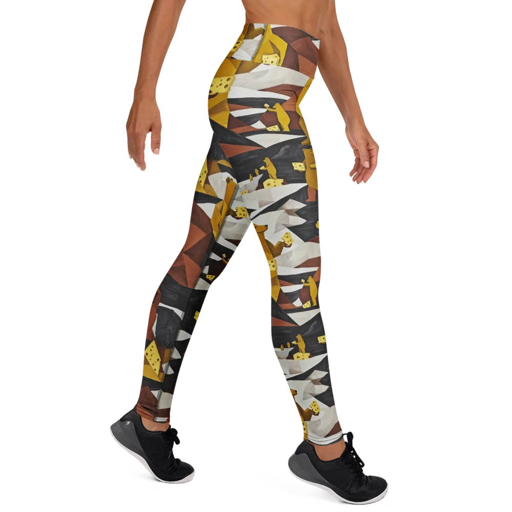 Golden Bear Market on Yoga Leggings — Right