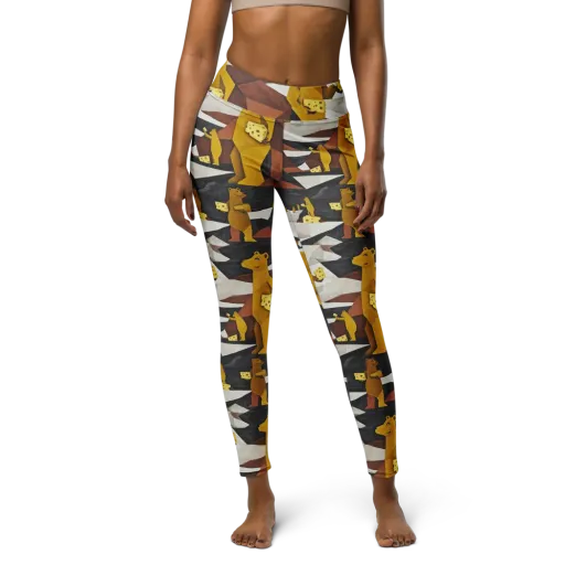 Golden Bear Market on a Yoga Leggings