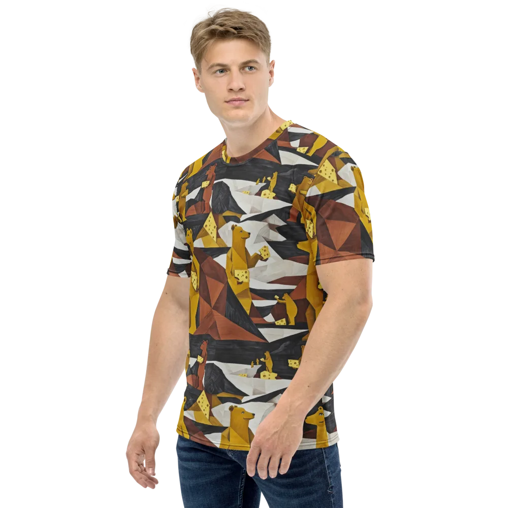 Golden Bear Market on Men's Crew Neck T-Shirt — Left