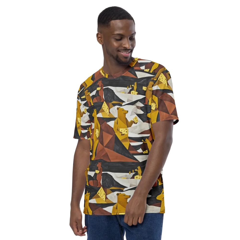 Golden Bear Market on Men's Crew Neck T-Shirt — Left