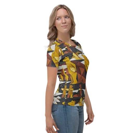 Golden Bear Market on a Women's Crew Neck T-Shirt