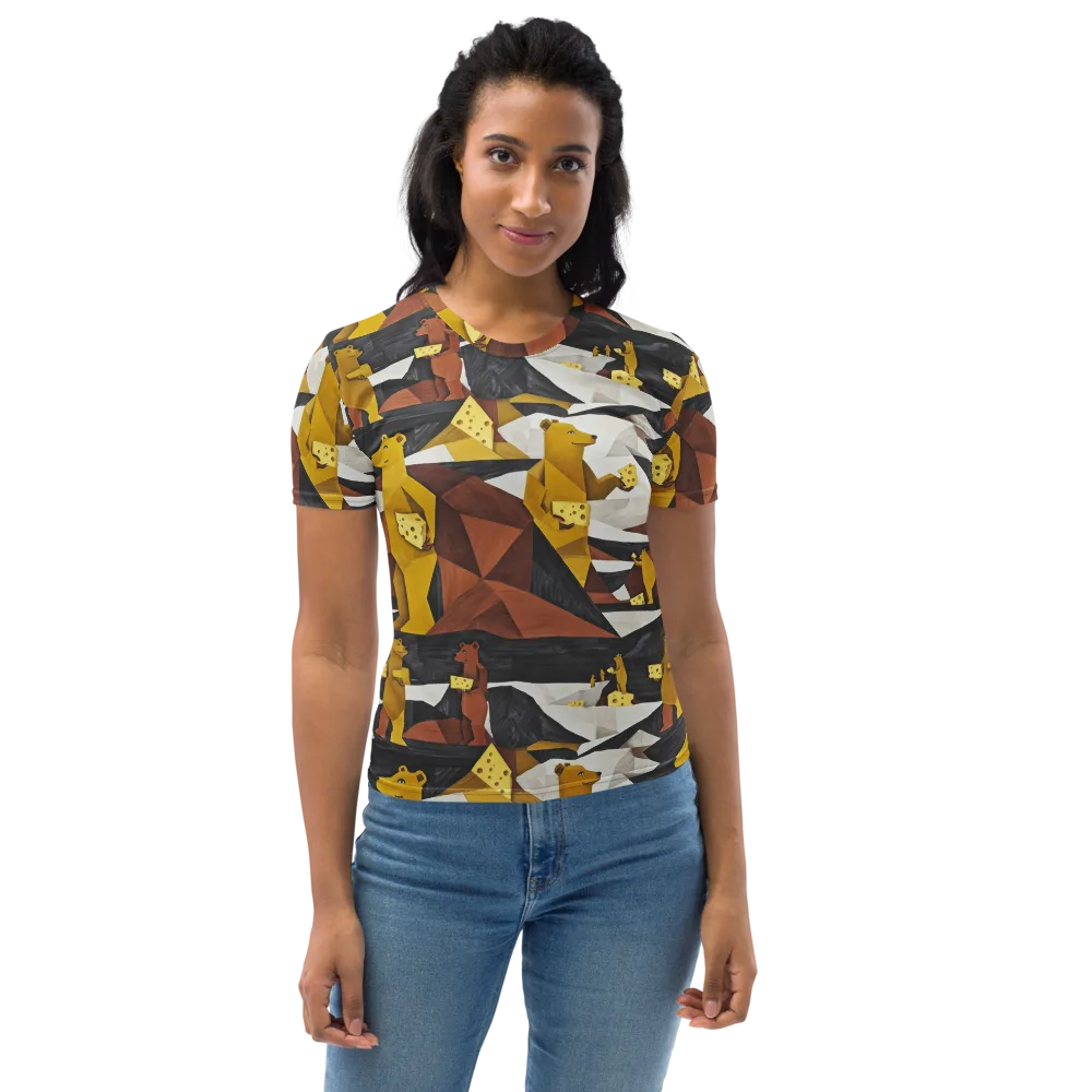 Golden Bear Market on Women's Crew Neck T-Shirt — Front