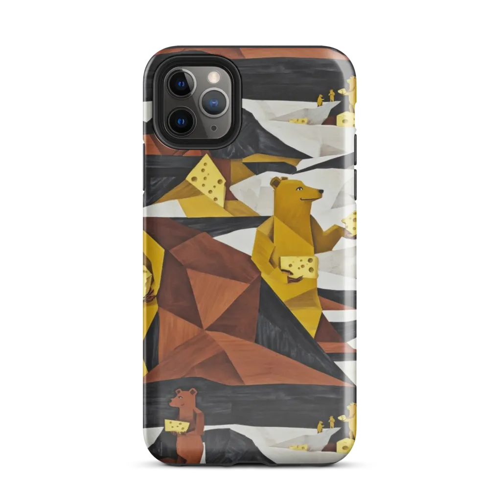 Golden Bear Market on Tough Case for iPhone® — Front