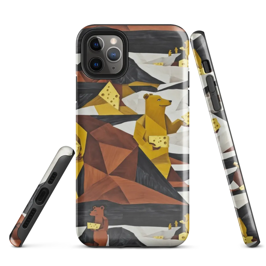 Golden Bear Market on Tough Case for iPhone® — Front