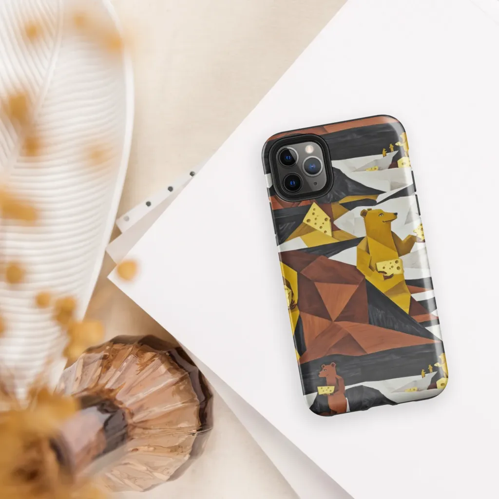 Golden Bear Market on Tough Case for iPhone® — Front