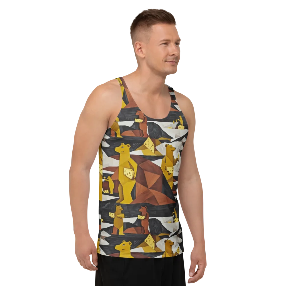 Golden Bear Market on Men's Tank Top — Right Front